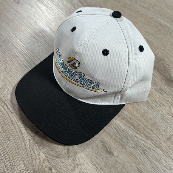 Vintage‎ West Michigan White Caps Hat Snapback MLB Baseball MiLB White Cap - Picture 7 of 8